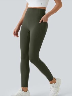 NWT HALARA Ultrasculpt Leggings in deep woodland green 1x